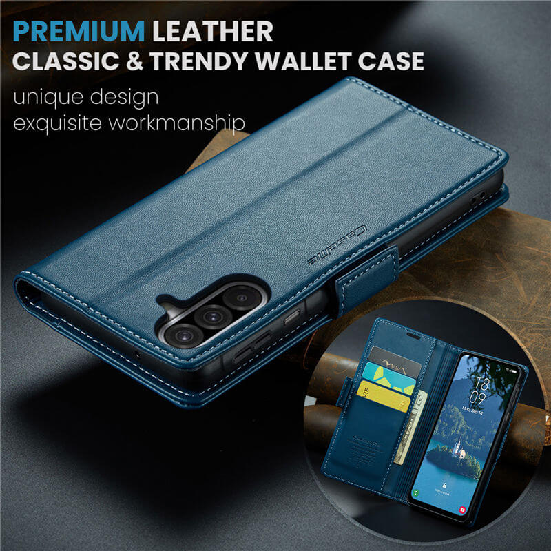 CaseMe Samsung Galaxy A17 Wallet RFID Blocking Case