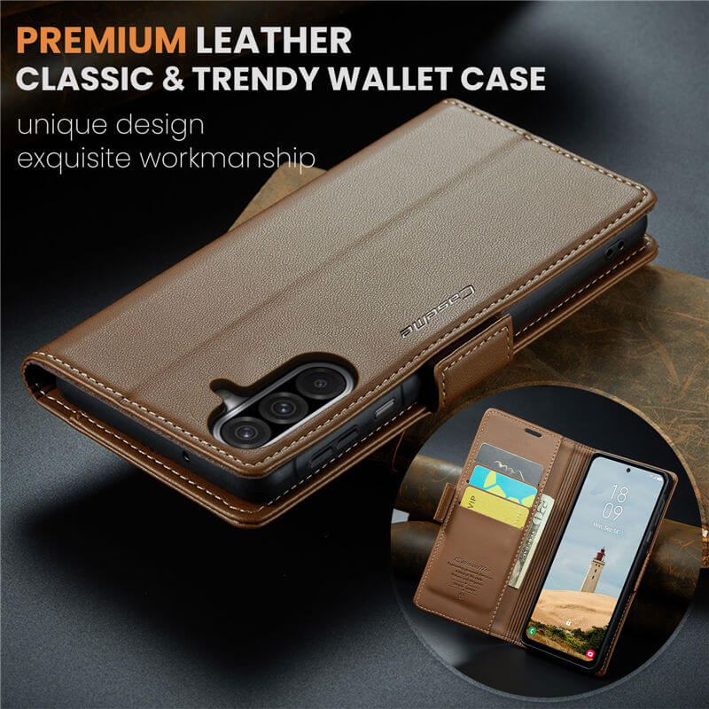 CaseMe Samsung Galaxy A17 Wallet RFID Blocking Case