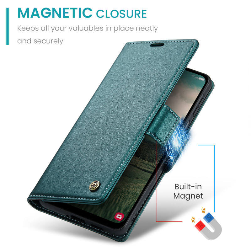 CaseMe Samsung Galaxy A17 Wallet RFID Blocking Case