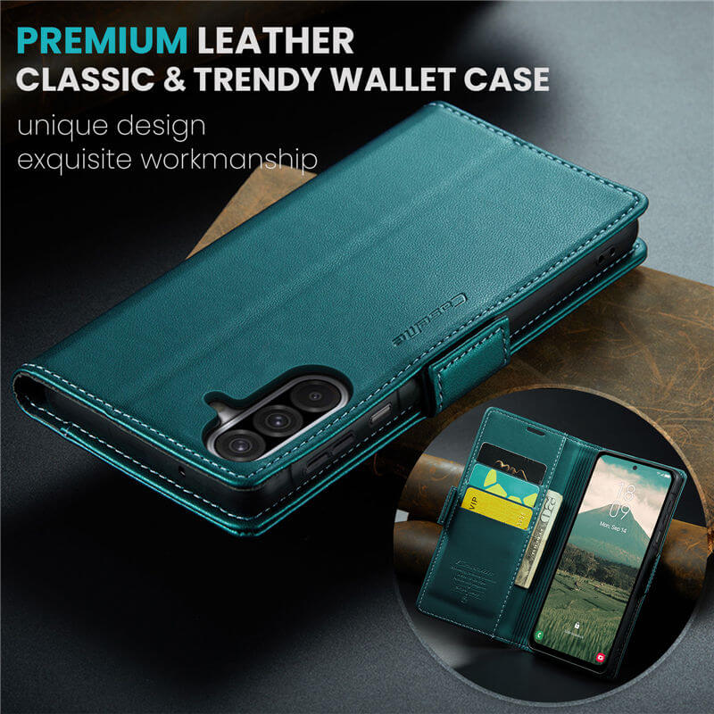 CaseMe Samsung Galaxy A17 Wallet RFID Blocking Case