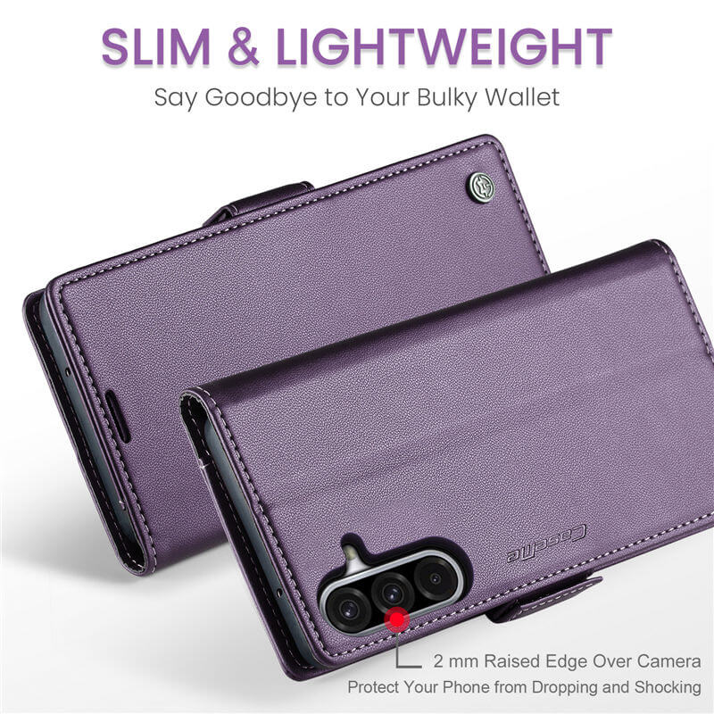 CaseMe Samsung Galaxy A17 Wallet RFID Blocking Case