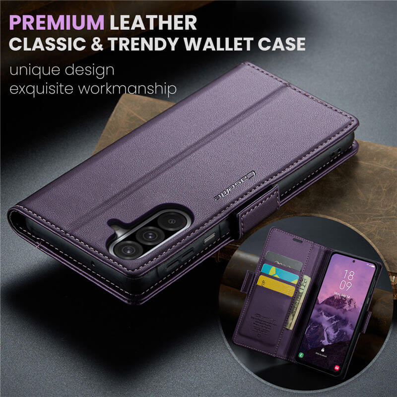 CaseMe Samsung Galaxy A17 Wallet RFID Blocking Case