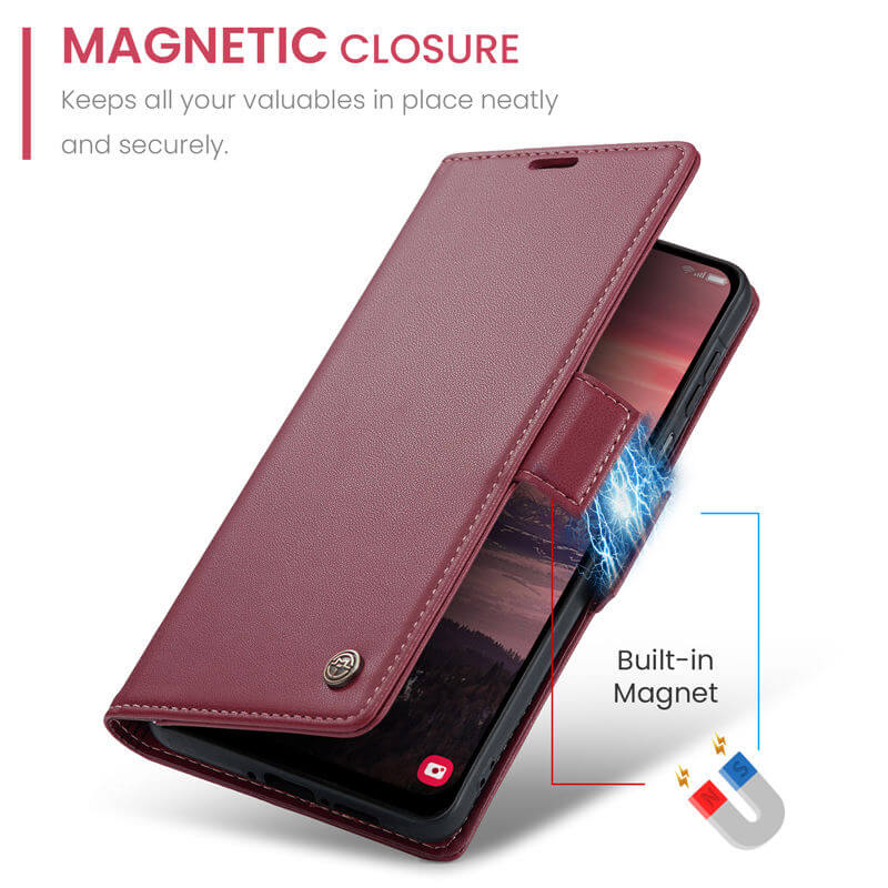 CaseMe Samsung Galaxy A17 Wallet RFID Blocking Case