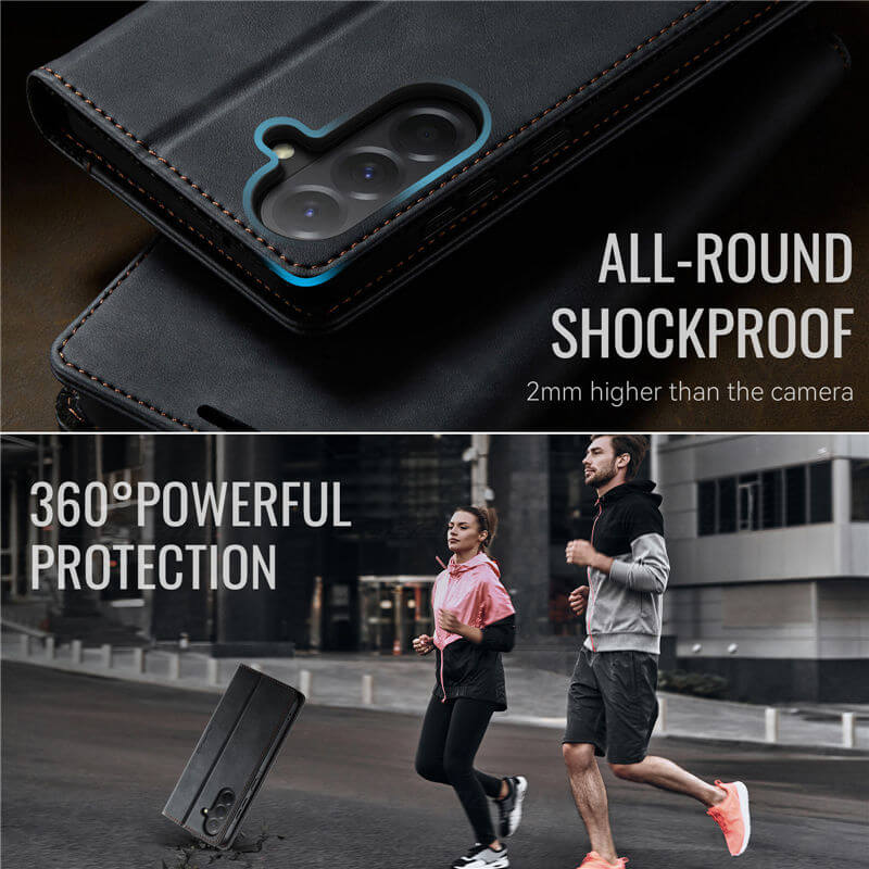 CaseMe Samsung Galaxy A17 Magnetic Wallet Case with RFID Blocking