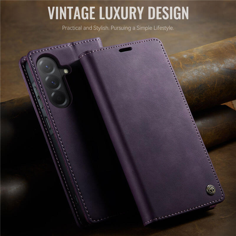 CaseMe Samsung Galaxy A17 Magnetic Wallet Case with RFID Blocking