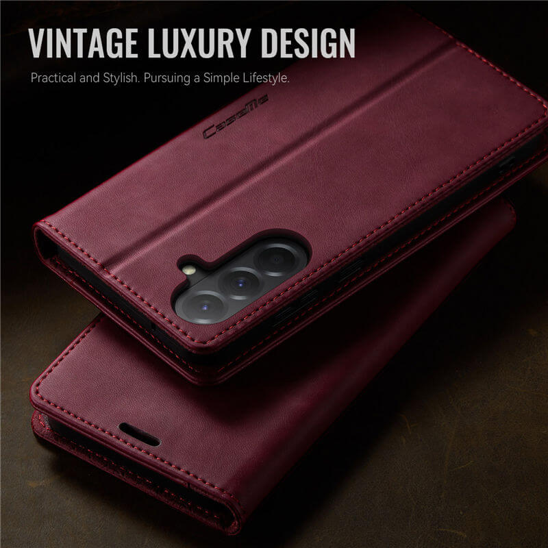 CaseMe Samsung Galaxy A17 Magnetic Wallet Case with RFID Blocking