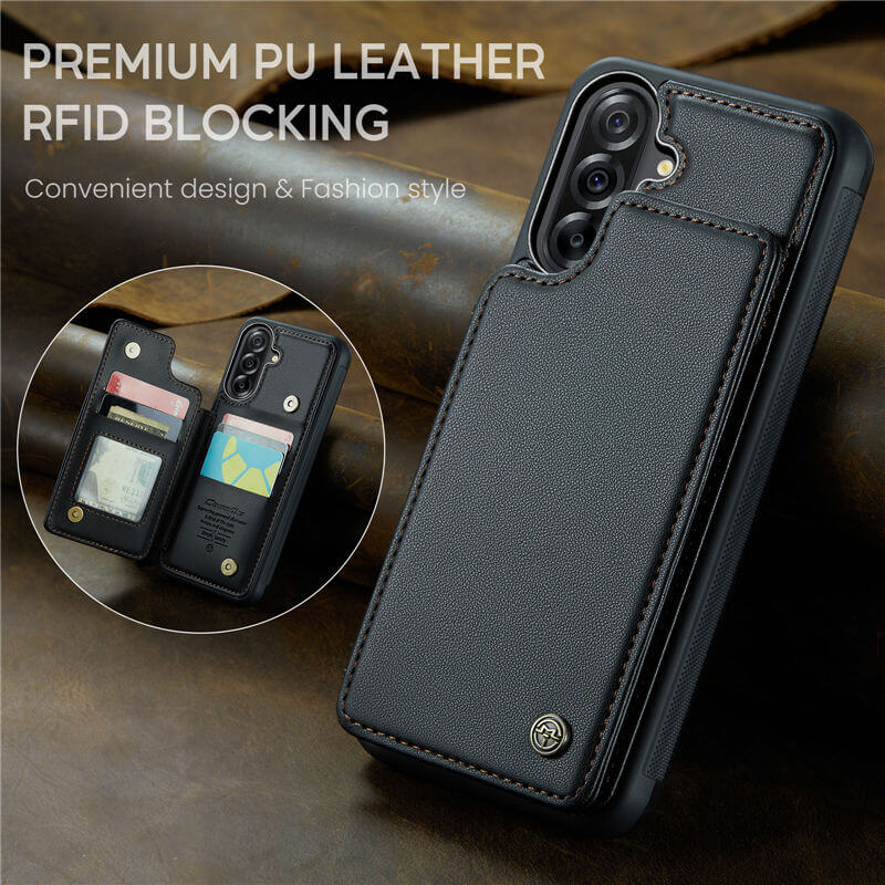 CaseMe Samsung Galaxy A17 RFID Blocking Card Holder Case
