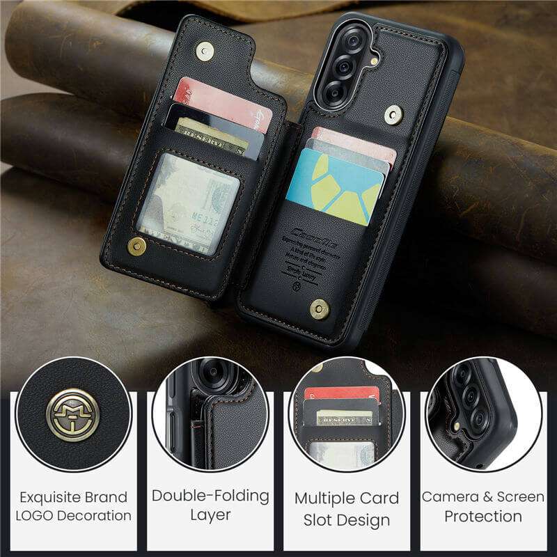 CaseMe Samsung Galaxy A17 RFID Blocking Card Holder Case