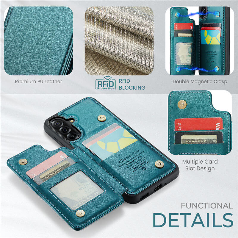 CaseMe Samsung Galaxy A17 RFID Blocking Card Holder Case