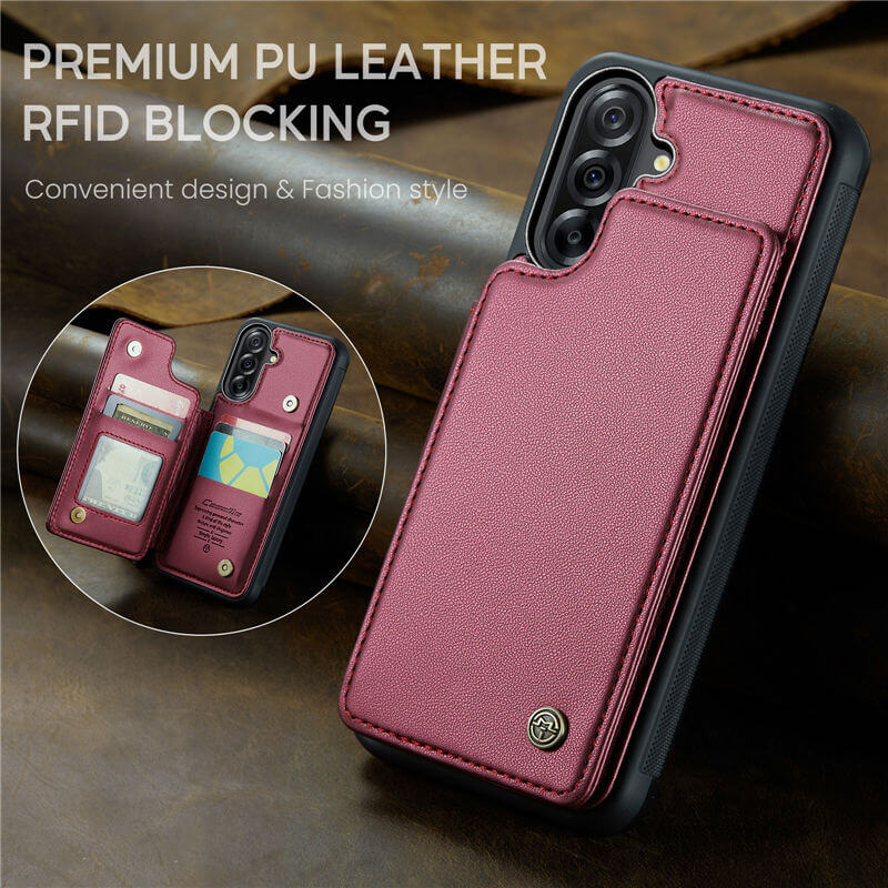 CaseMe Samsung Galaxy A17 RFID Blocking Card Holder Case