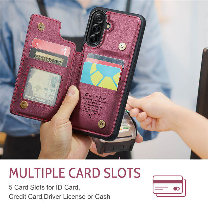 CaseMe Samsung Galaxy A17 RFID Blocking Card Holder Case