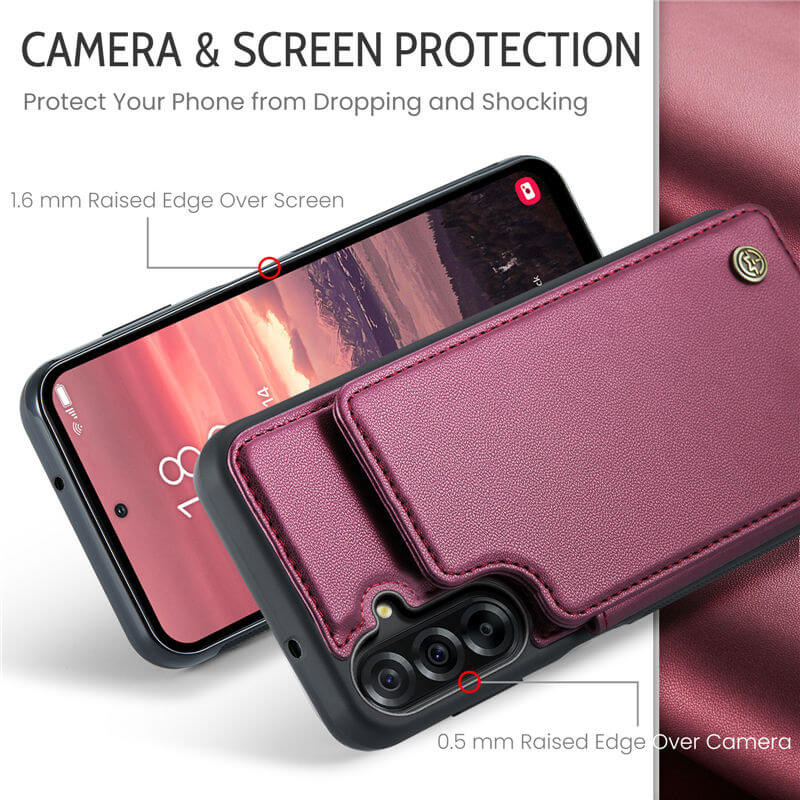 CaseMe Samsung Galaxy A17 RFID Blocking Card Holder Case