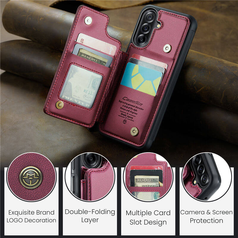 CaseMe Samsung Galaxy A17 RFID Blocking Card Holder Case