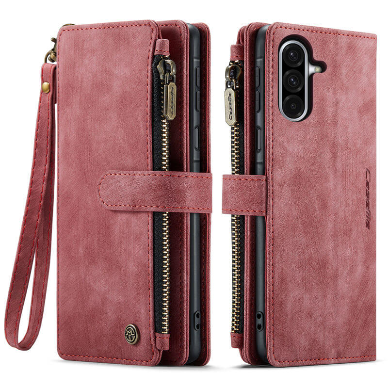 CaseMe Samsung Galaxy A17 Wallet Kickstand Case with Wrist Strap