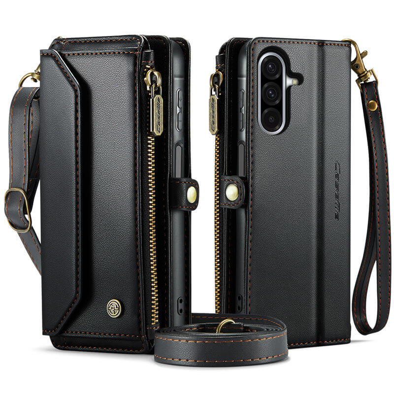 CaseMe Samsung Galaxy A17 Wallet Case with Crossbody Strap