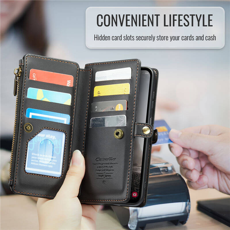 CaseMe Samsung Galaxy A17 Wallet Case with Crossbody Strap