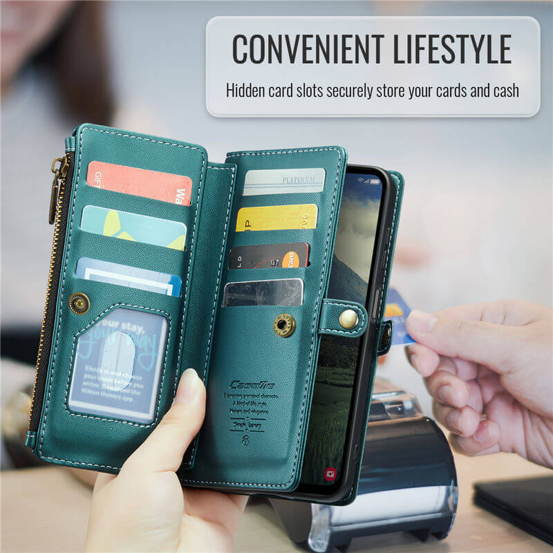 CaseMe Samsung Galaxy A17 Wallet Case with Crossbody Strap