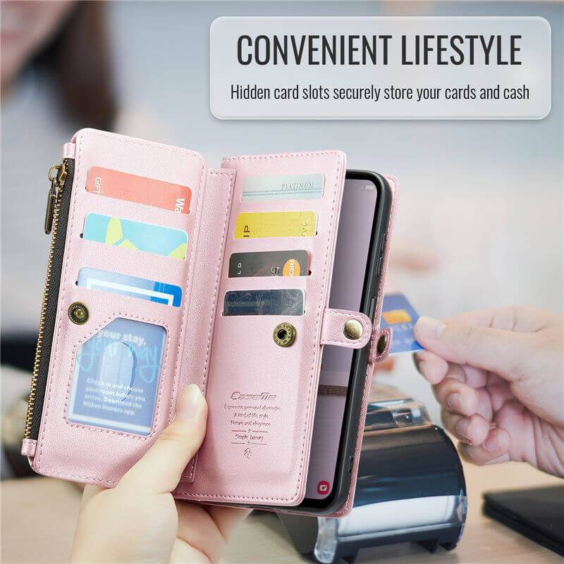 CaseMe Samsung Galaxy A17 Wallet Case with Crossbody Strap