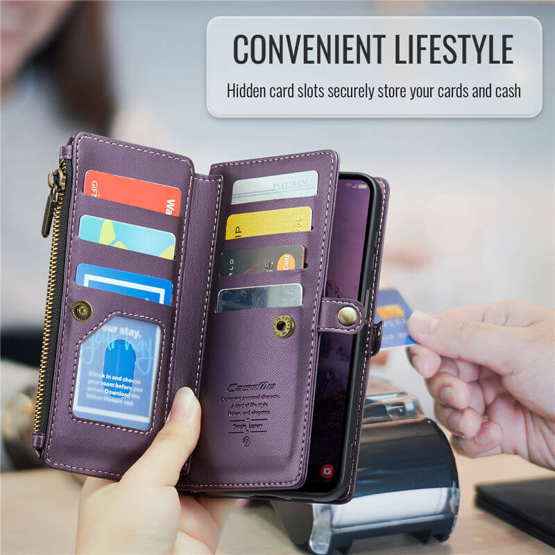 CaseMe Samsung Galaxy A17 Wallet Case with Crossbody Strap