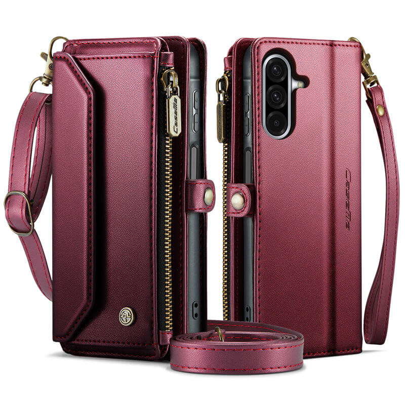CaseMe Samsung Galaxy A17 Wallet Case with Crossbody Strap