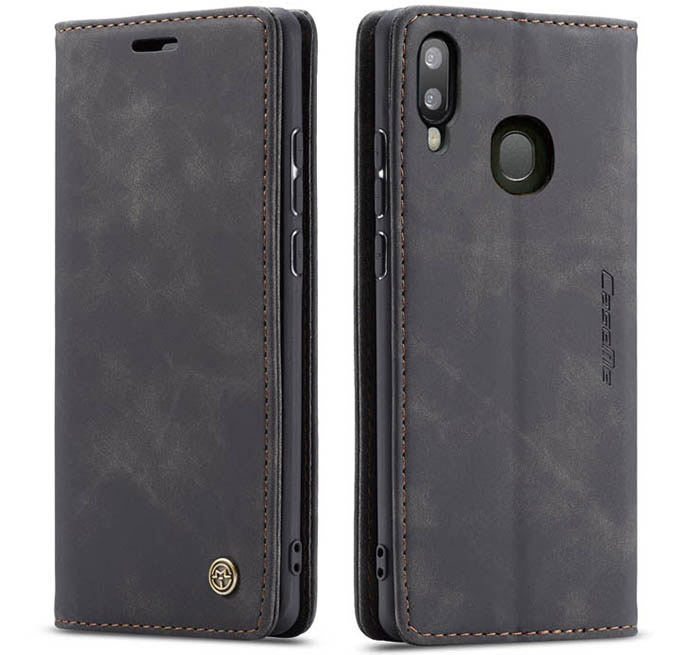 CaseMe Samsung Galaxy A20 Wallet Kickstand Magnetic Flip Leather Case