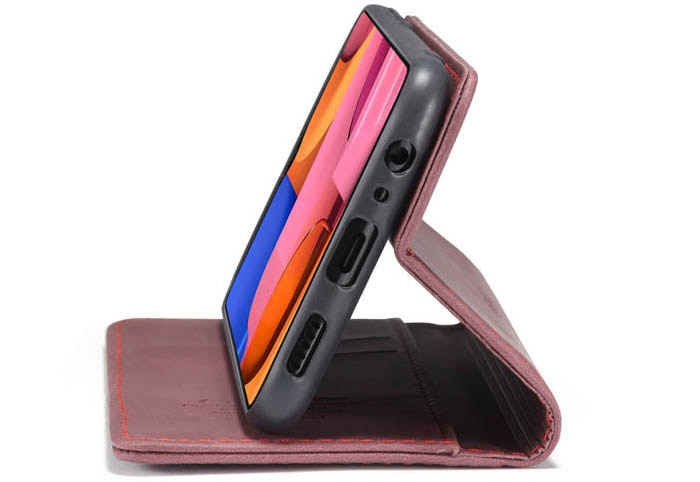 CaseMe Samsung Galaxy A20S Wallet Kickstand Magnetic Flip Leather Case