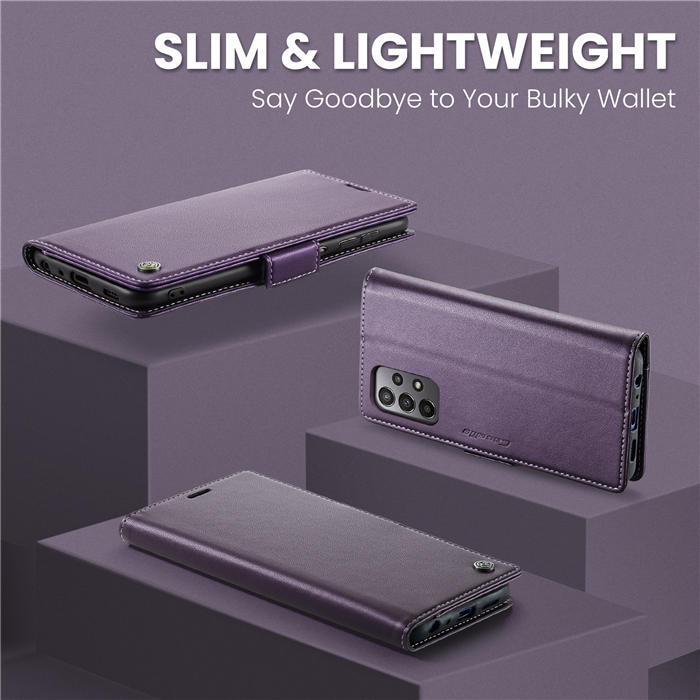 CaseMe Samsung Galaxy A23 Wallet RFID Blocking Magnetic Buckle Case
