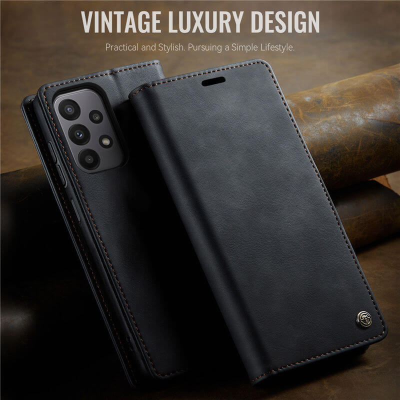 CaseMe Samsung Galaxy A23 Magnetic Wallet Case with RFID Blocking