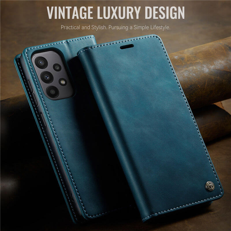CaseMe Samsung Galaxy A23 Magnetic Wallet Case with RFID Blocking