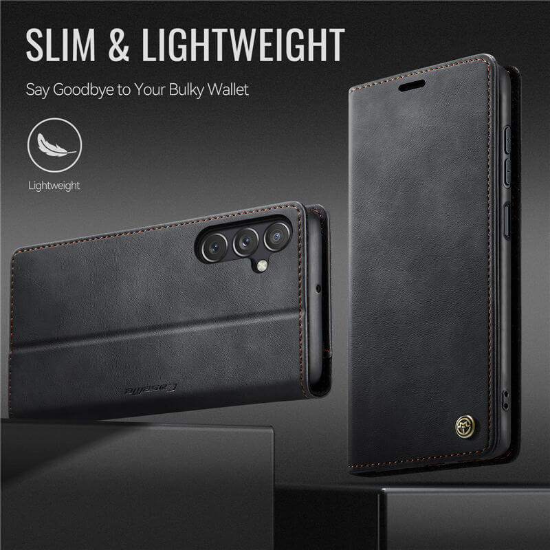 CaseMe Samsung Galaxy A24 4G Magnetic Wallet Case with RFID Blocking