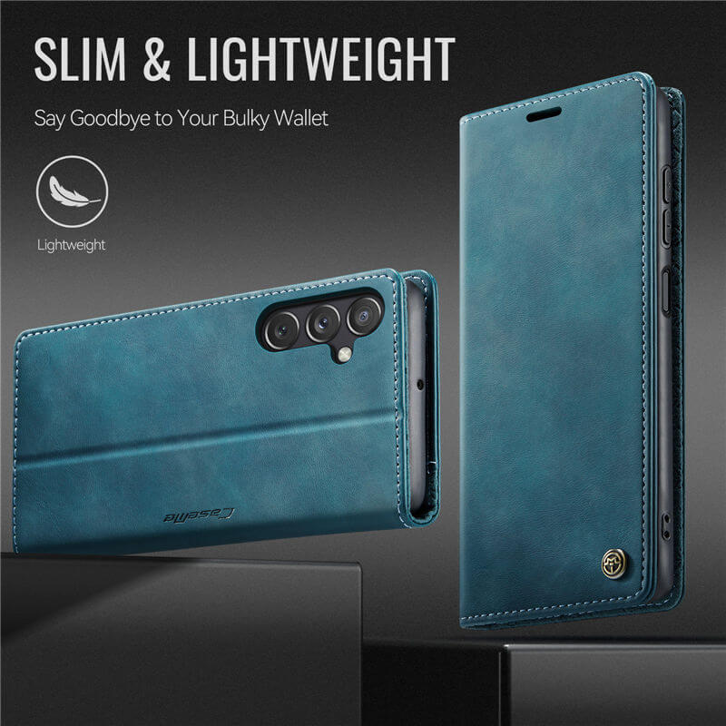 CaseMe Samsung Galaxy A24 4G Magnetic Wallet Case with RFID Blocking