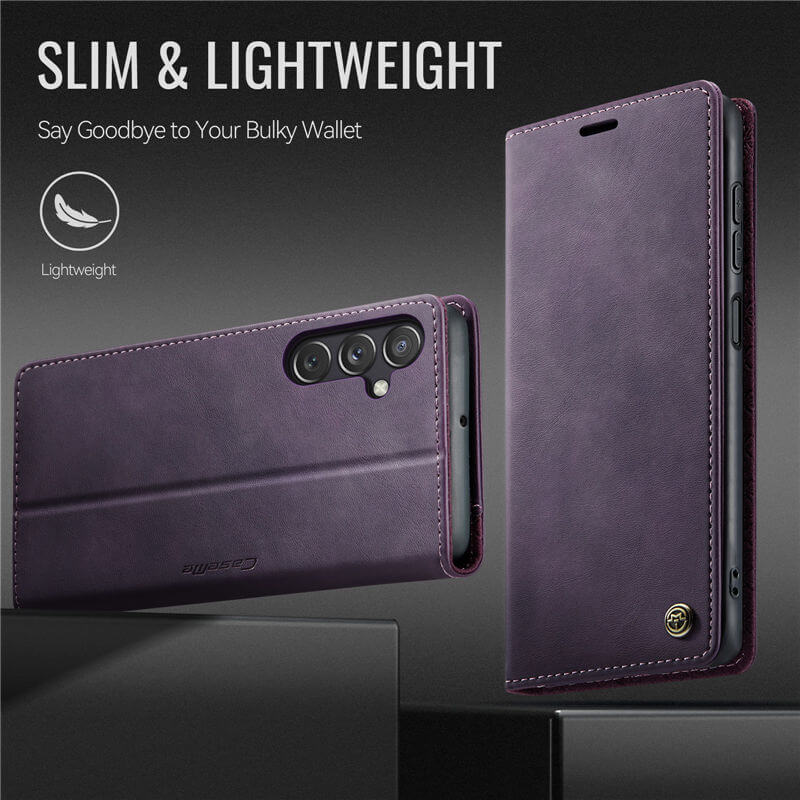 CaseMe Samsung Galaxy A24 4G Magnetic Wallet Case with RFID Blocking