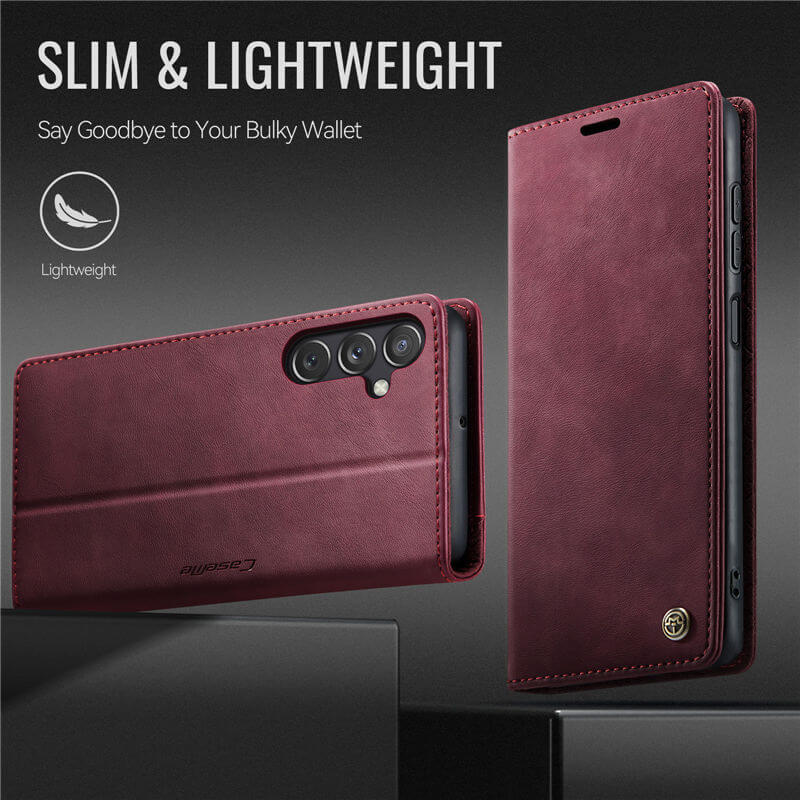 CaseMe Samsung Galaxy A24 4G Magnetic Wallet Case with RFID Blocking