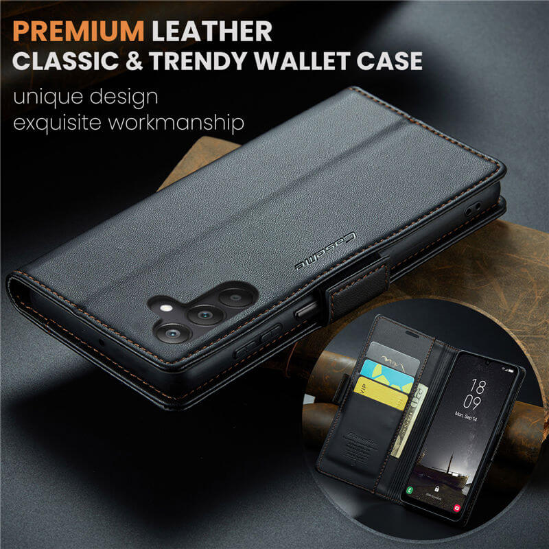 CaseMe Samsung Galaxy A25 Wallet RFID Blocking Case
