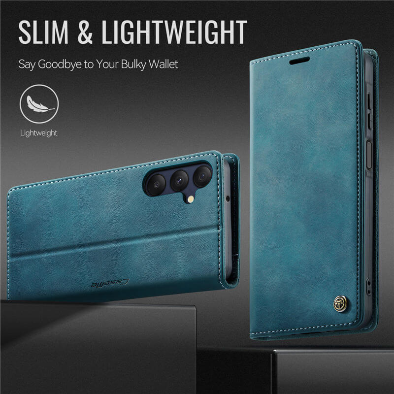 CaseMe Samsung Galaxy A25 5G Magnetic Wallet Case with RFID Blocking