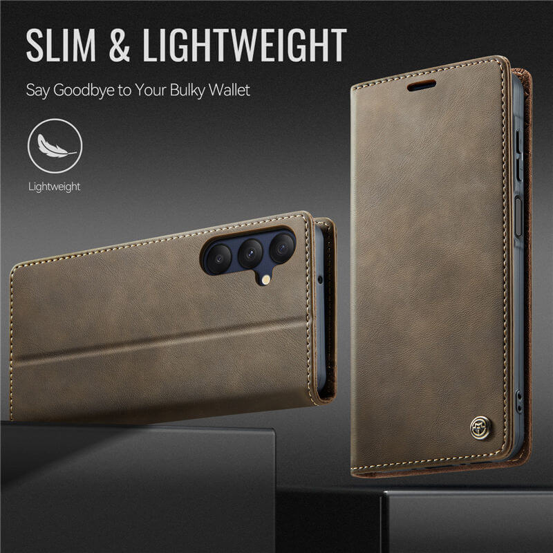 CaseMe Samsung Galaxy A25 5G Magnetic Wallet Case with RFID Blocking