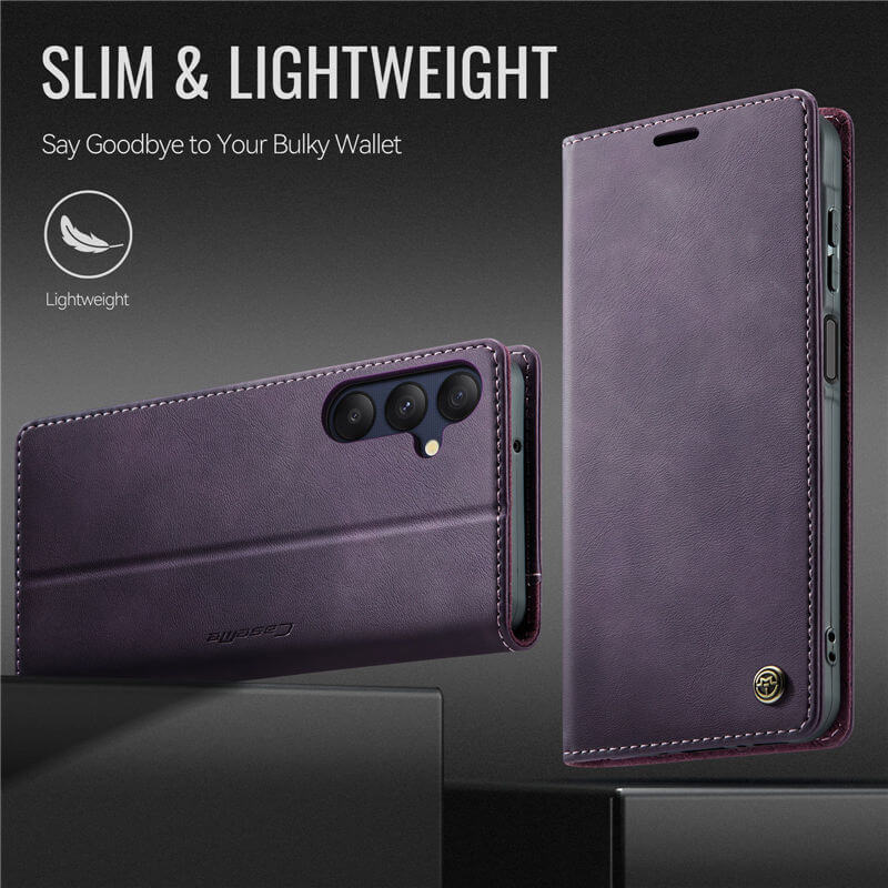 CaseMe Samsung Galaxy A25 5G Magnetic Wallet Case with RFID Blocking