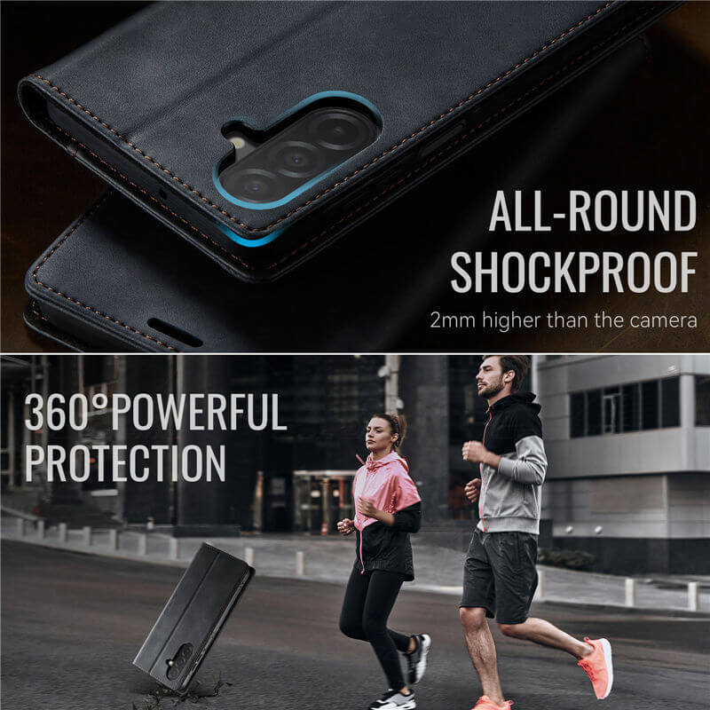 CaseMe Samsung Galaxy A26 5G Magnetic Wallet Case with RFID Blocking