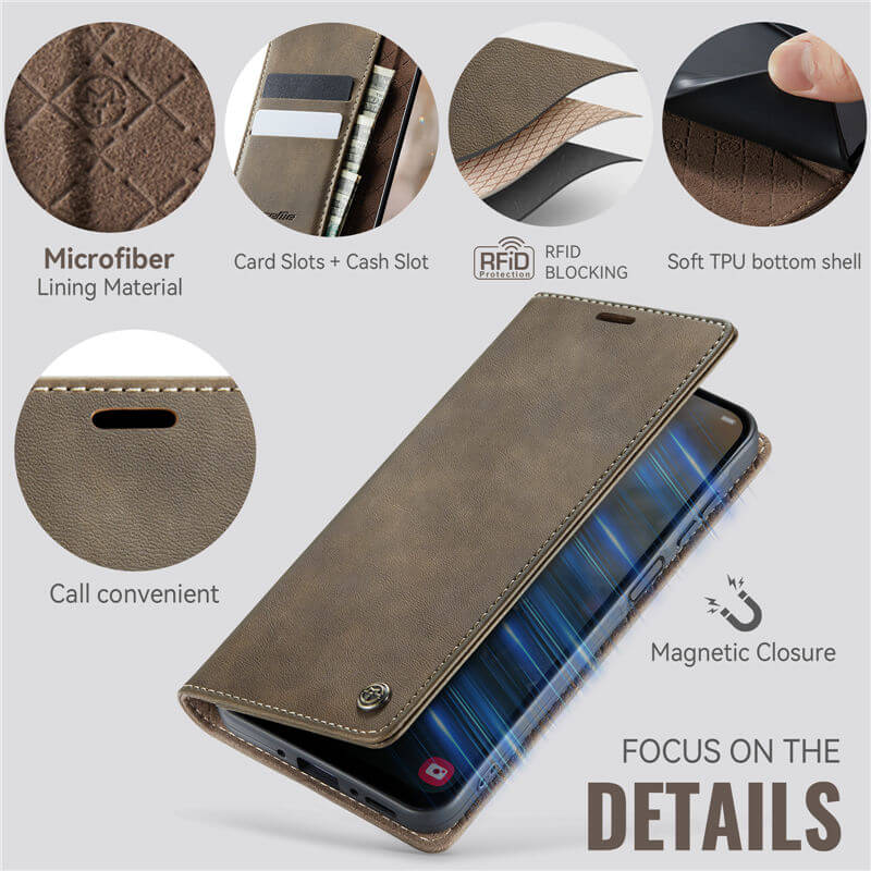 CaseMe Samsung Galaxy A26 5G Magnetic Wallet Case with RFID Blocking
