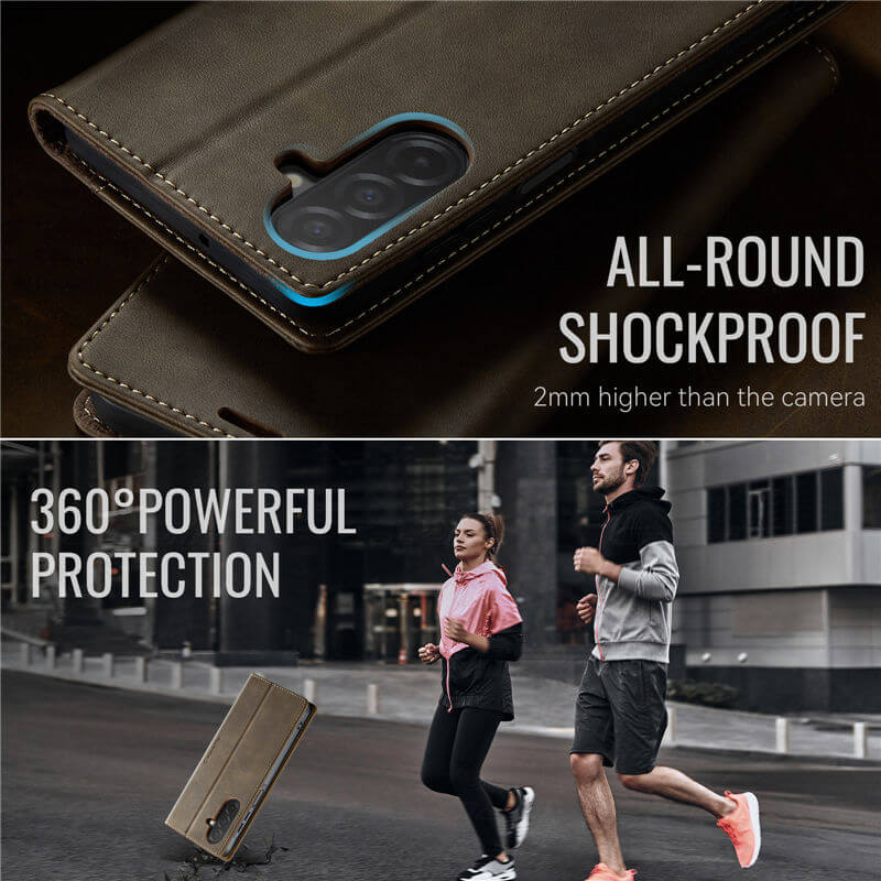 CaseMe Samsung Galaxy A26 5G Magnetic Wallet Case with RFID Blocking