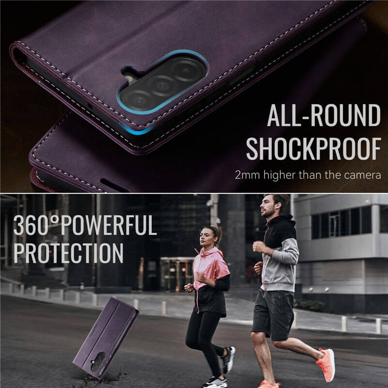 CaseMe Samsung Galaxy A26 5G Magnetic Wallet Case with RFID Blocking