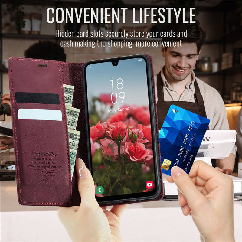 CaseMe Samsung Galaxy A26 5G Magnetic Wallet Case with RFID Blocking