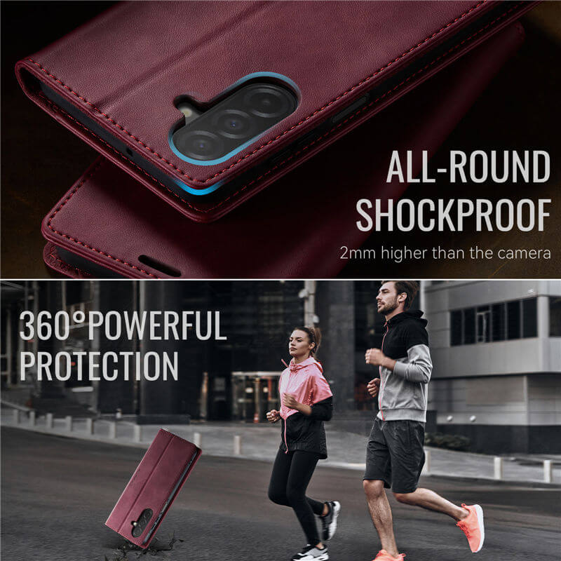 CaseMe Samsung Galaxy A26 5G Magnetic Wallet Case with RFID Blocking