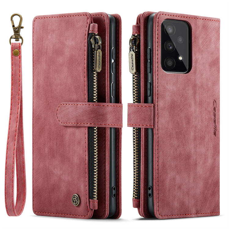 CaseMe Samsung Galaxy A33 5G Wallet Kickstand Case Red
