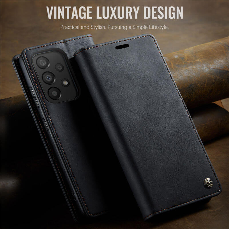 CaseMe Samsung Galaxy A33 5G Magnetic Wallet Case with RFID Blocking