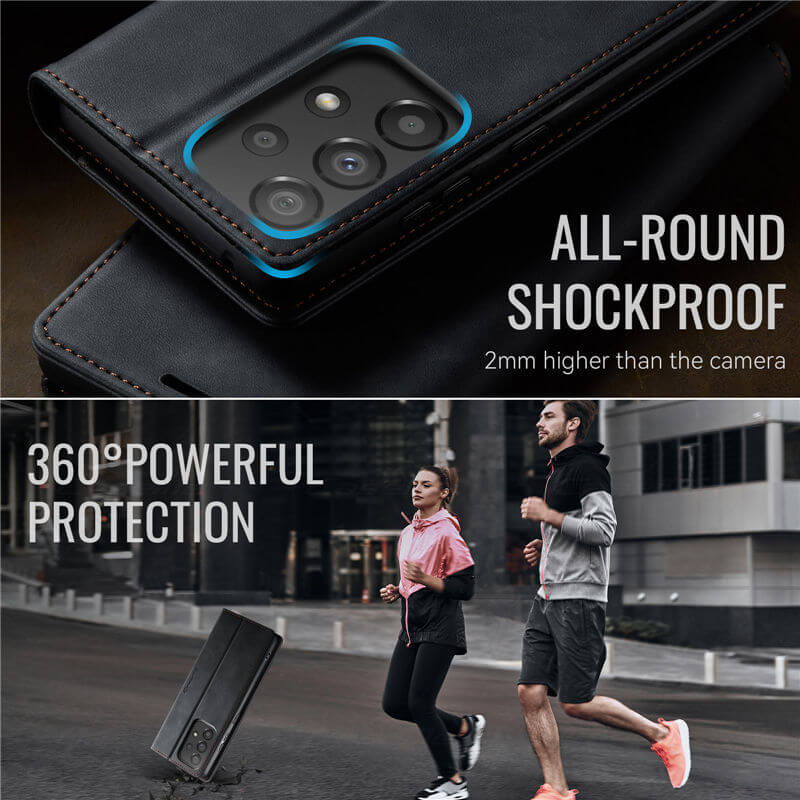 CaseMe Samsung Galaxy A33 5G Magnetic Wallet Case with RFID Blocking