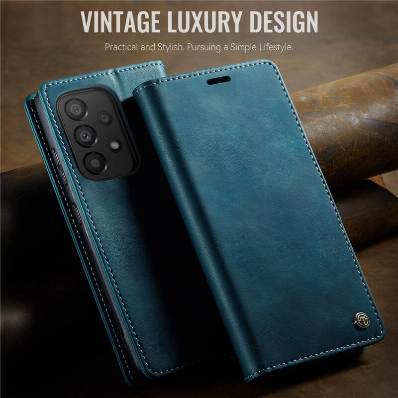 CaseMe Samsung Galaxy A33 5G Magnetic Wallet Case with RFID Blocking