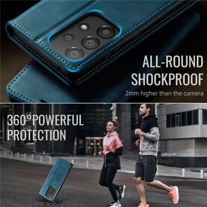 CaseMe Samsung Galaxy A33 5G Magnetic Wallet Case with RFID Blocking
