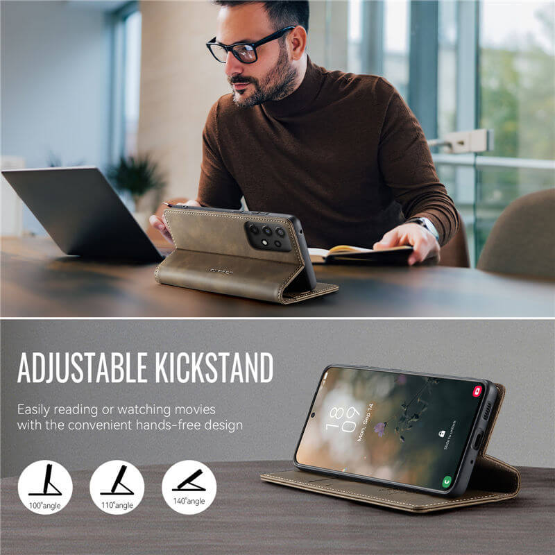 CaseMe Samsung Galaxy A33 5G Magnetic Wallet Case with RFID Blocking