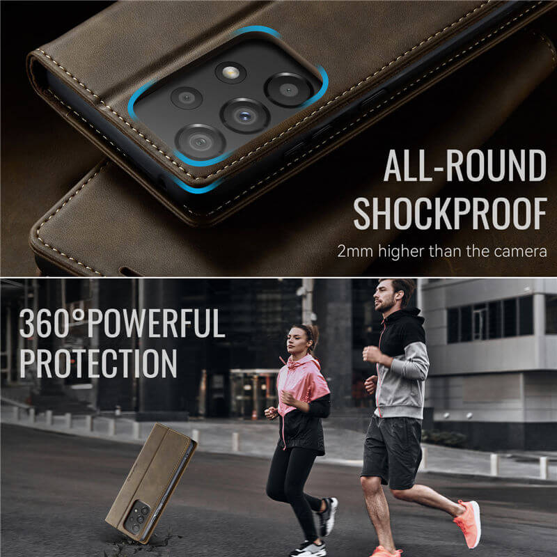 CaseMe Samsung Galaxy A33 5G Magnetic Wallet Case with RFID Blocking